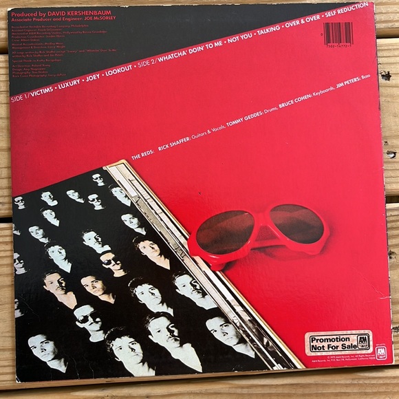 The Reds 1979 Promotional Green Vinyl LP - Picture 2 of 7